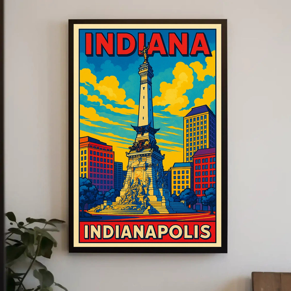 Indianapolis Monument Poster