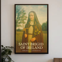 Saint Brigid Of Ireland Poster