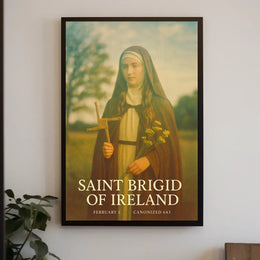 Saint Brigid Of Ireland Poster