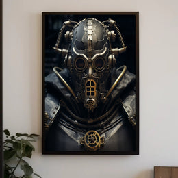 Steampunk Sentinel Poster PosterGoat