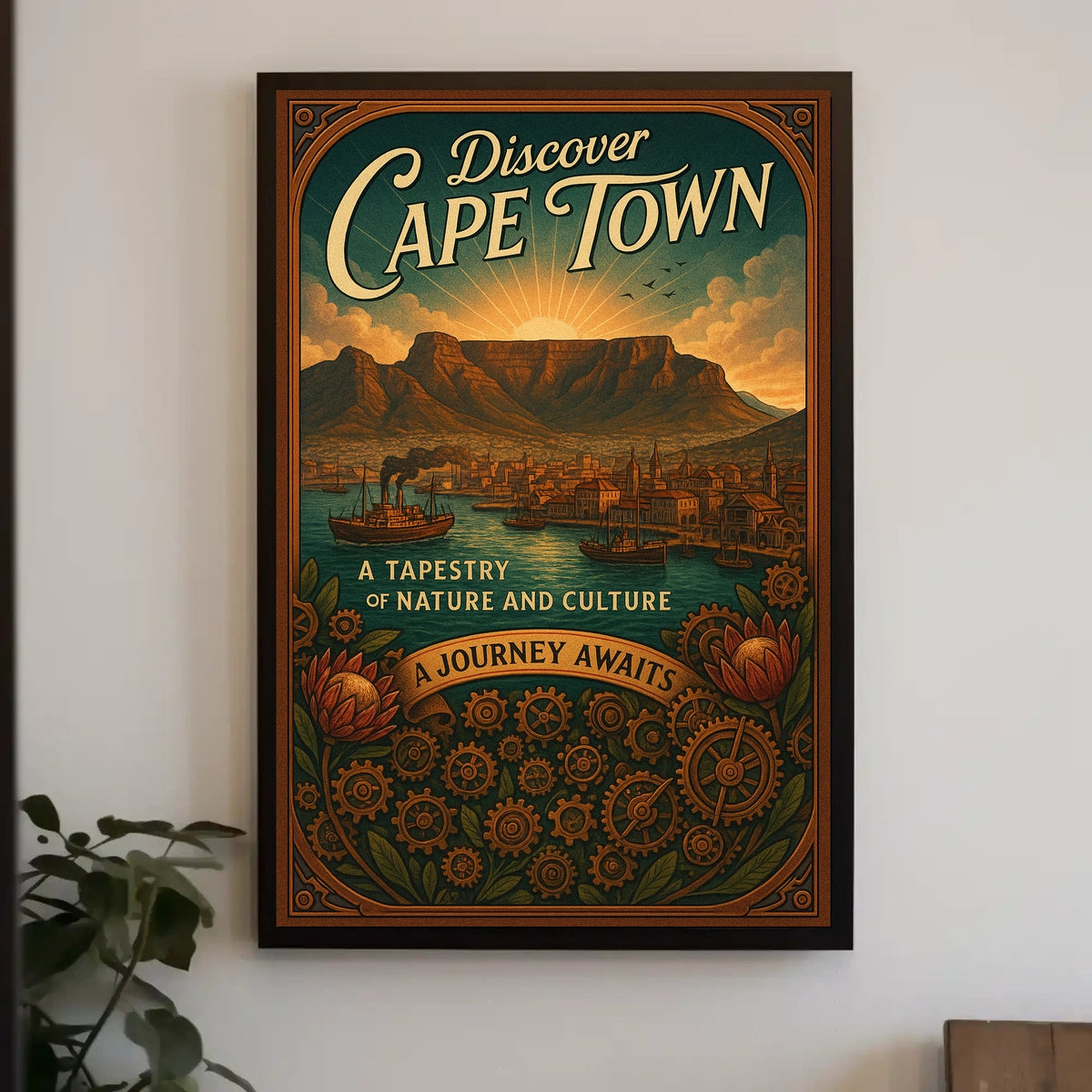 Discover Cape Town Poster