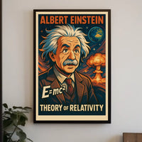 Albert Einstein Theory Of Relativity Poster