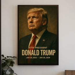 Donald Trump Visionary of the Future Poster