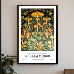 William Morris Cotton Prints Exhibition Poster