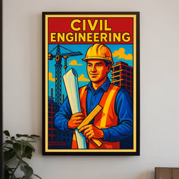 Civil Engineering Vision Poster