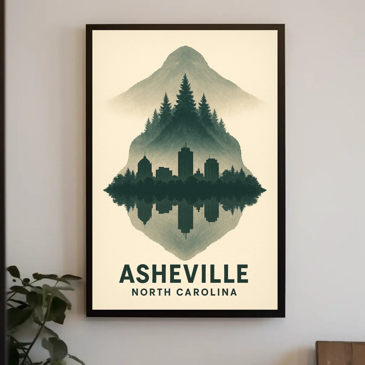 Asheville Reflections Poster
