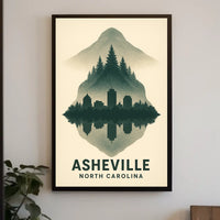 Asheville Reflections Poster