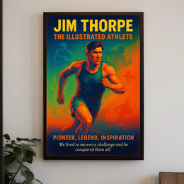 Jim Thorpe Legendary Athlete Jim Thorpe Poster