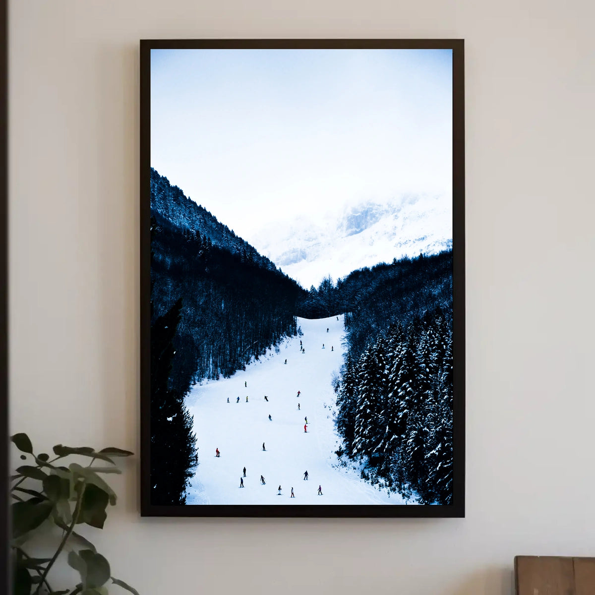Winter Wonderland Ski Slope Poster