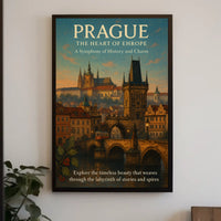 Prague The Heart of Europe Poster