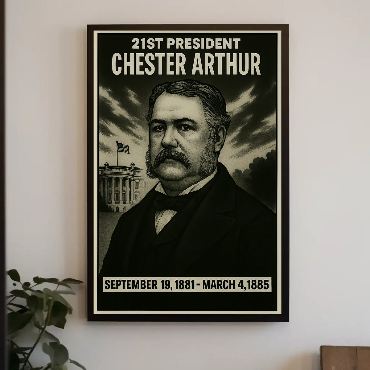 Chester Arthur 21St President Poster