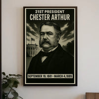 Chester Arthur 21St President Poster