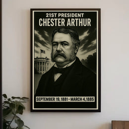 Chester Arthur 21St President Poster
