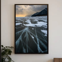 Winter Wonderland in Snowy Serenity - National Park Poster