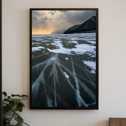 Winter Wonderland in Snowy Serenity - National Park Poster