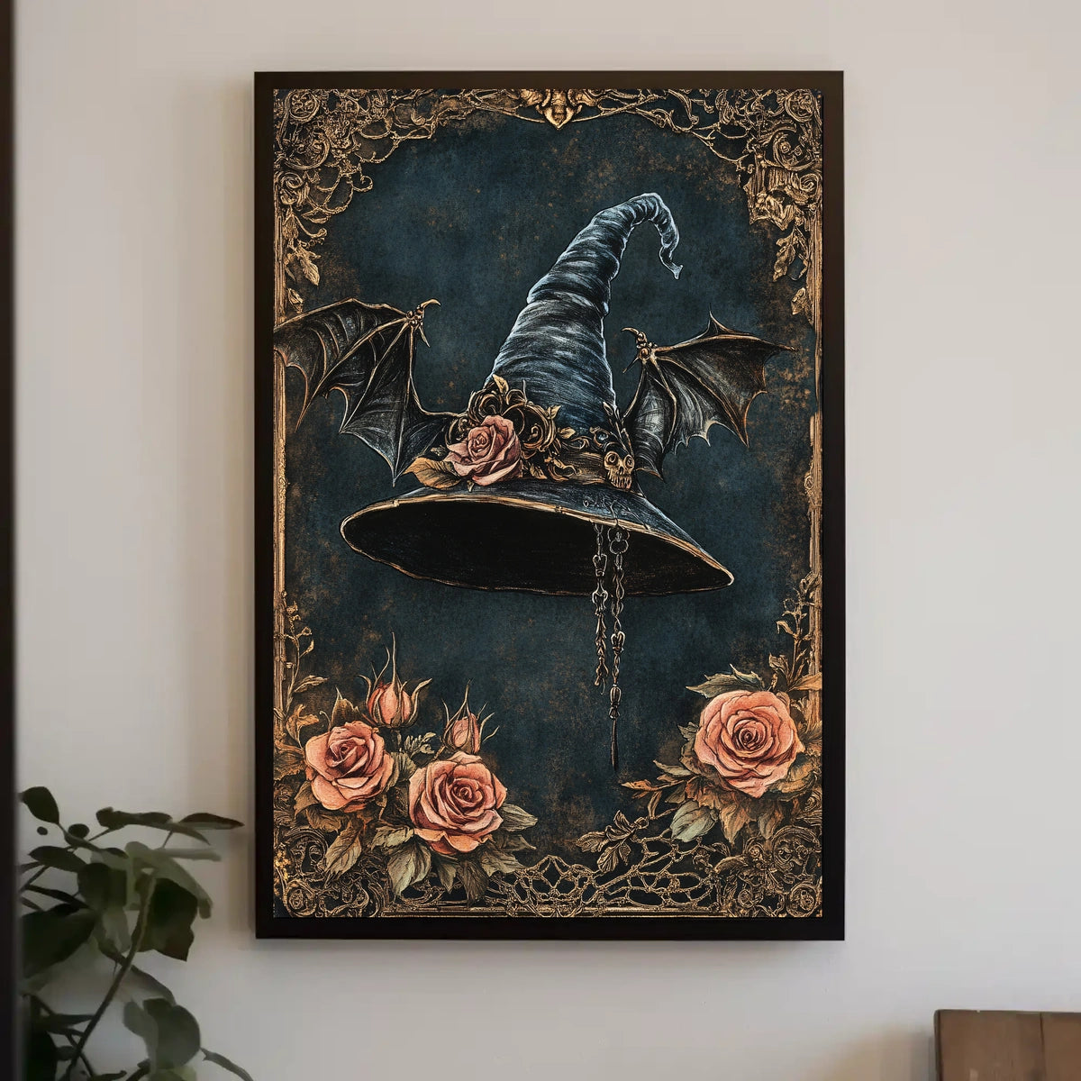 Witch's Hat Gothic Enchantment Artistic Pop Culture Poster