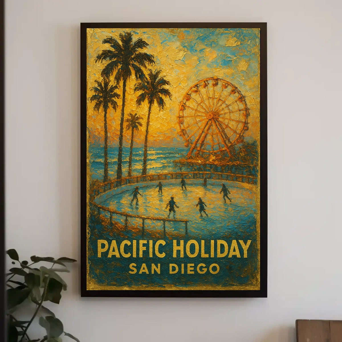 Pacific Holiday In San Diego Poster