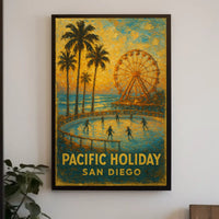 Pacific Holiday In San Diego Poster