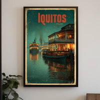 Iquitos A Glimpse of River Life Poster