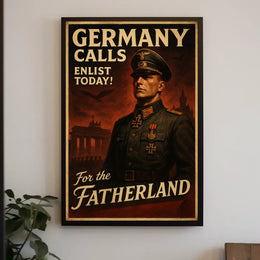 Germany Calls Enlist Today Poster