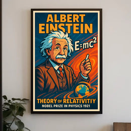 Albert Einstein Nobel Prize In Physics Poster