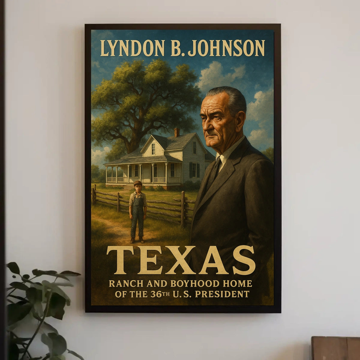 Lyndon B. Johnson 36Th President Poster