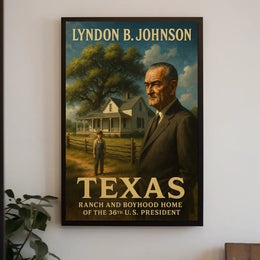 Lyndon B. Johnson 36Th President Poster
