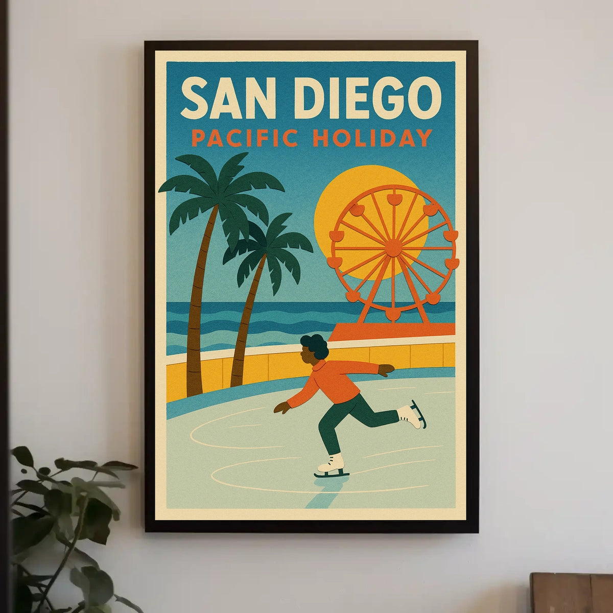 San Diego Pacific Holiday Poster