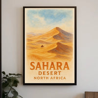 Timeless Sahara Desert Adventure Vintage Poster