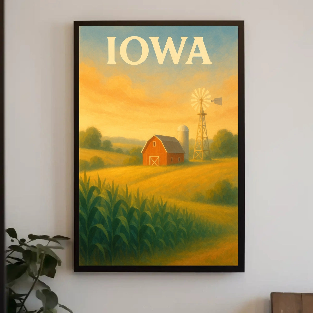 Iowa Countryside Poster