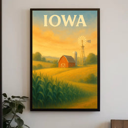 Iowa Countryside Poster