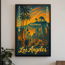 Los Angeles Dreamscape Poster PosterGoat