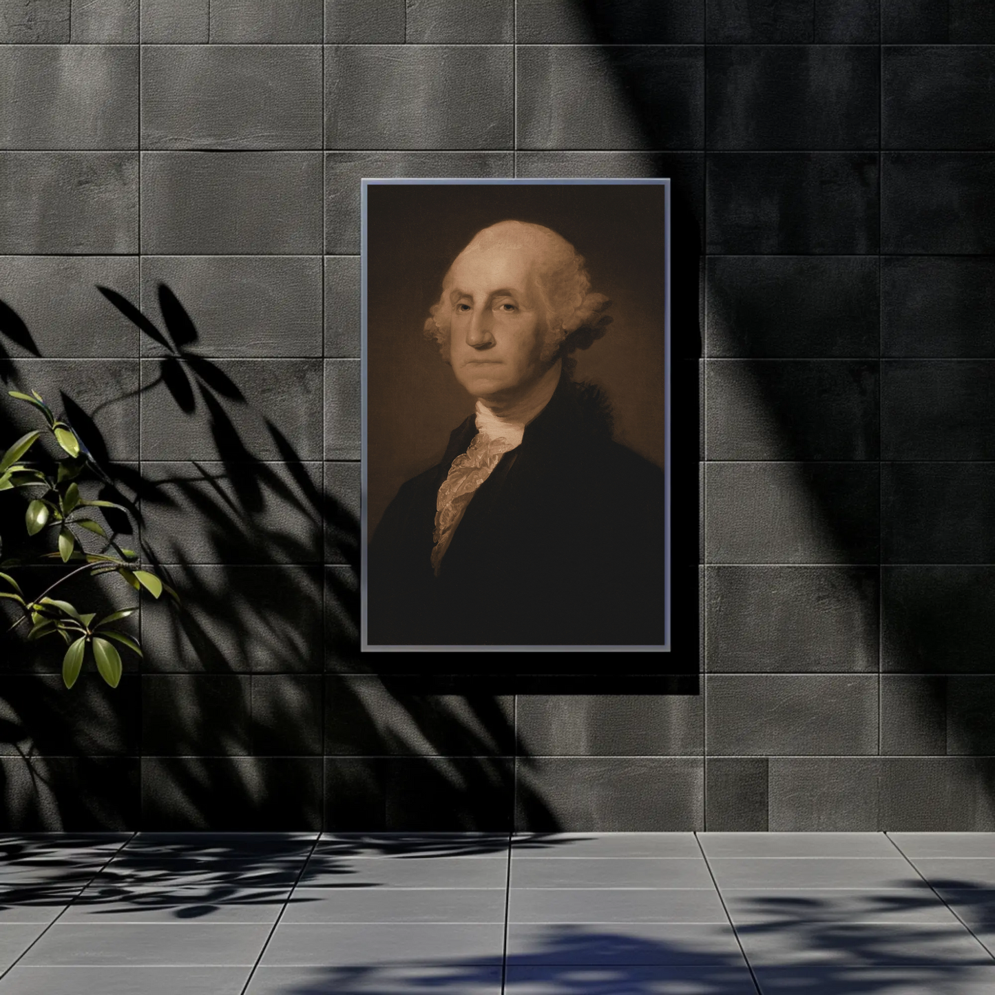 George Washington 1st President Of The United States Sepia Photo