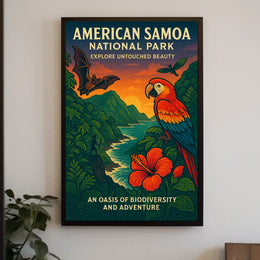 American Samoa's Pristine Beauty National Park Poster