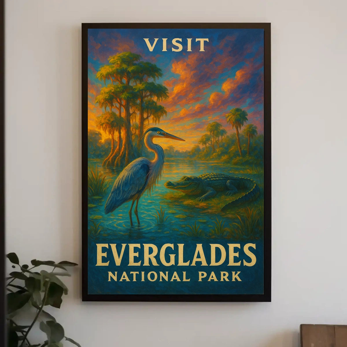Visit Everglades National Park Poster