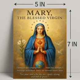 Mary, The Blessed Virgin Poster PosterGoat