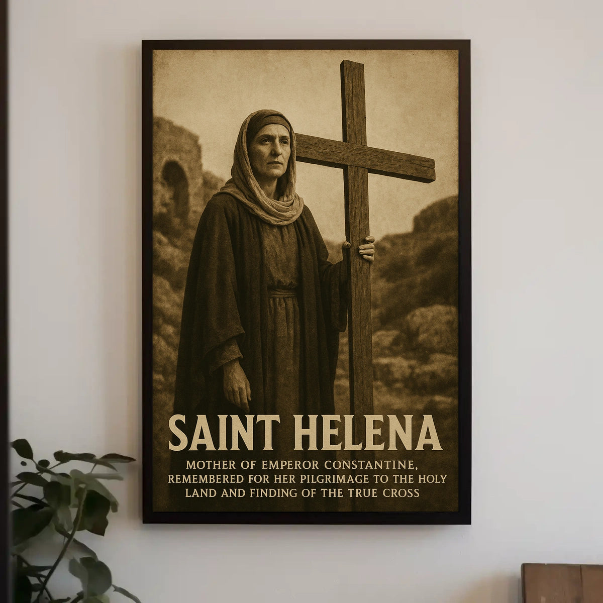 Saint Helena Pilgrim Of The Holy Land Poster