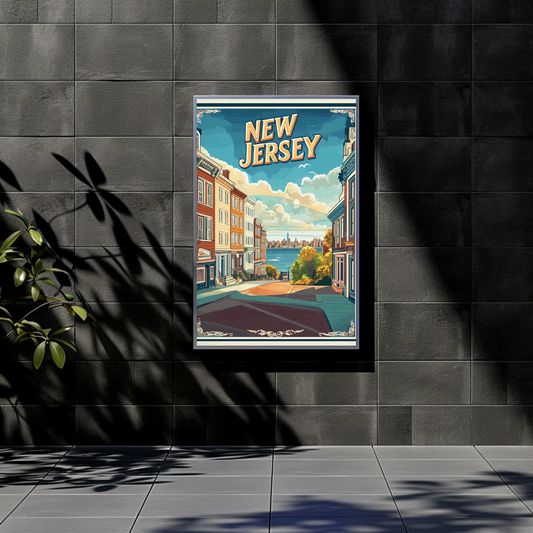 New Jersey Vintage Poster