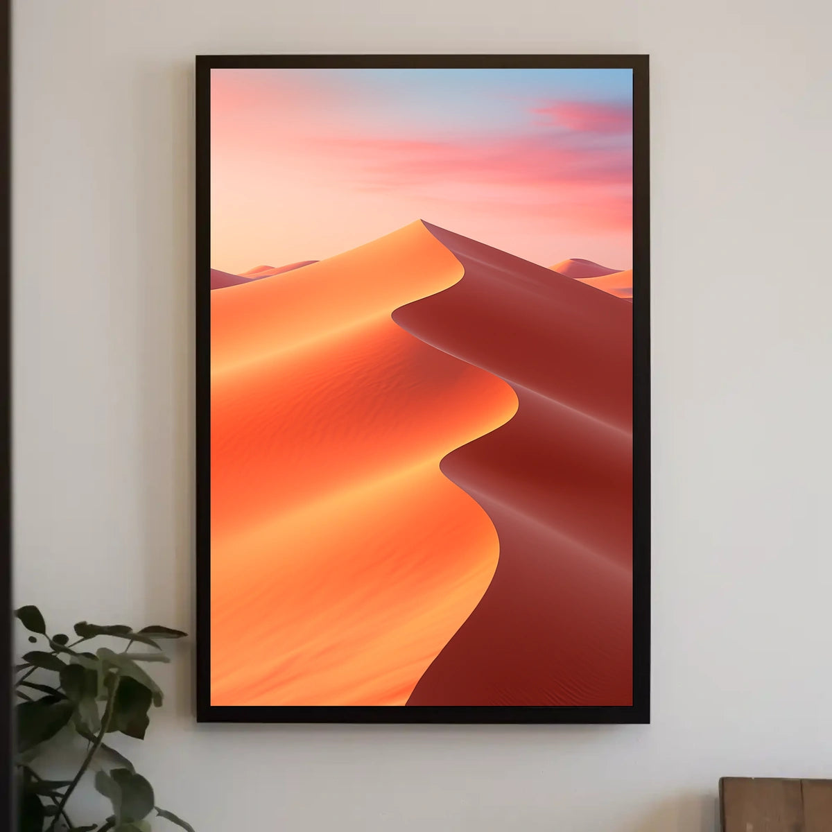 Desert Dunes at Sunset Poster