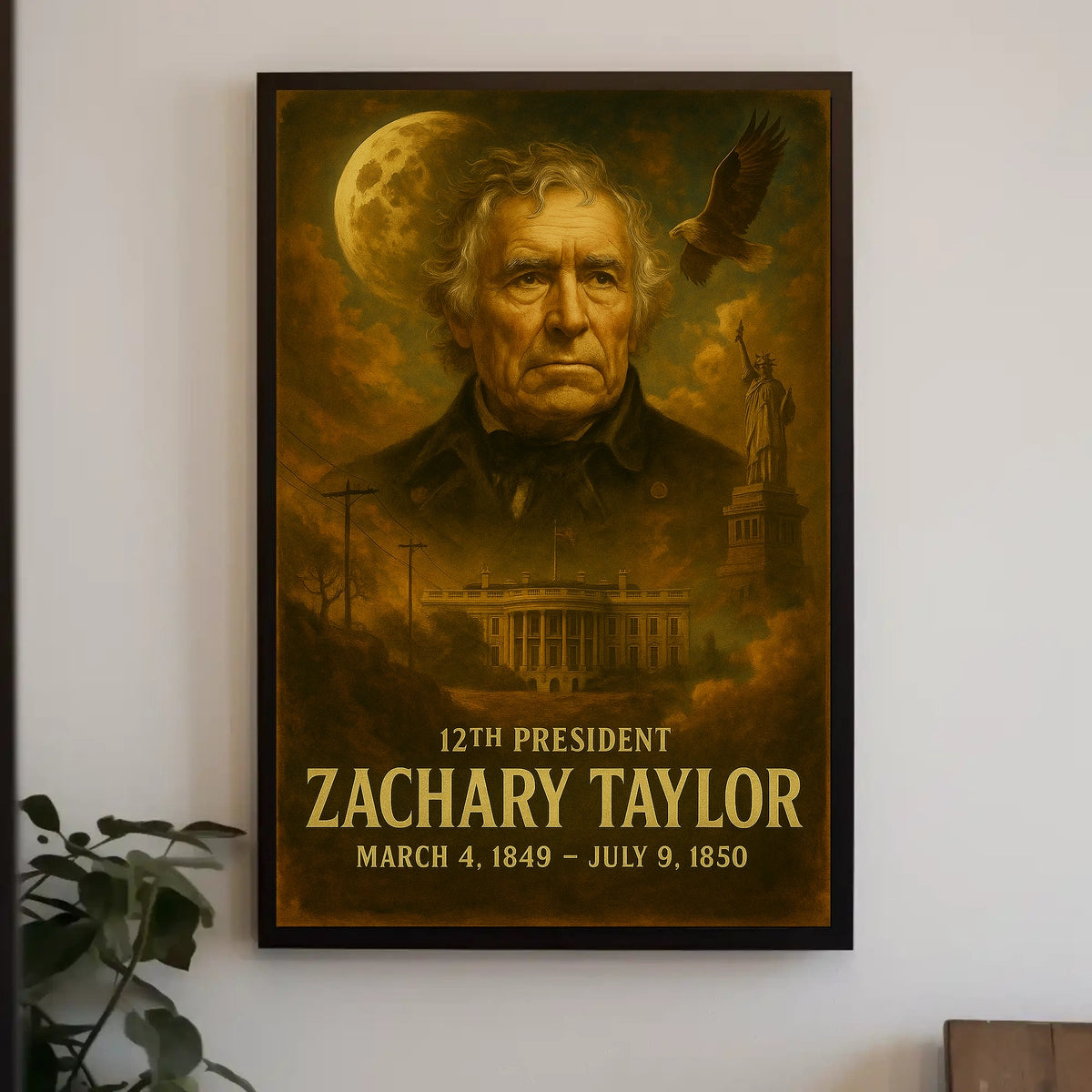 Zachary Taylor 12Th President Poster
