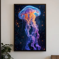 Ethereal Jellyfish Poster