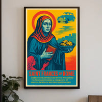 Saint Frances Of Rome Poster