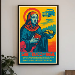 Saint Frances Of Rome Poster