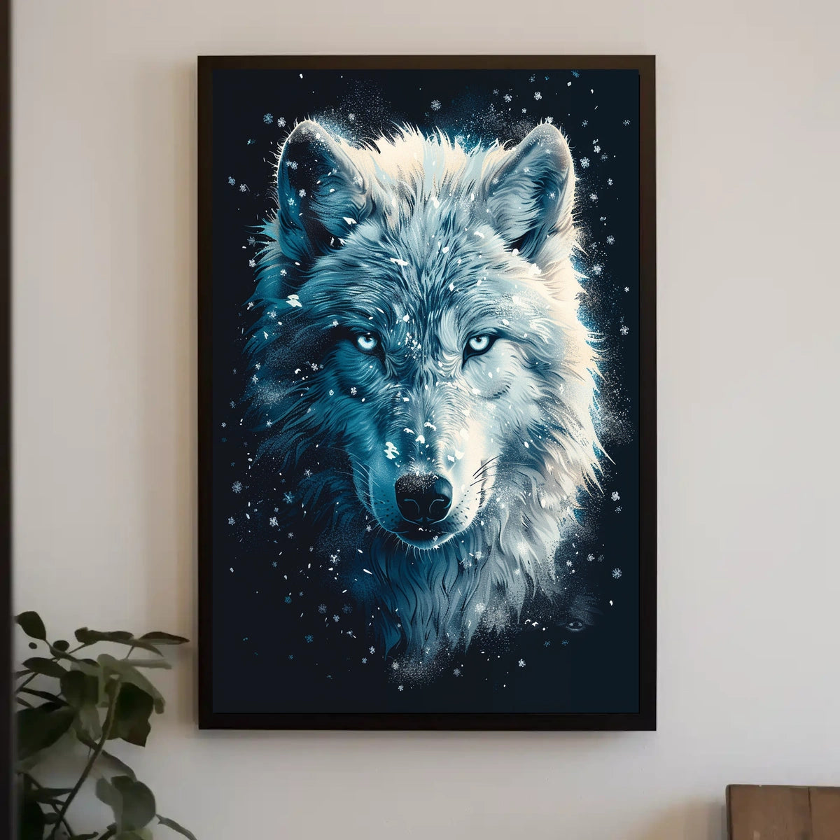 The Majestic Wolf Poster