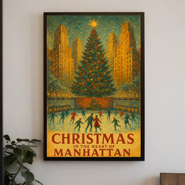 Christmas in Manhattan Poster