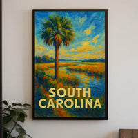 South Carolina Landscape Poster