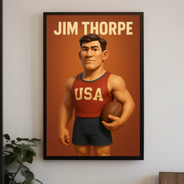 Jim Thorpe Tribute Poster