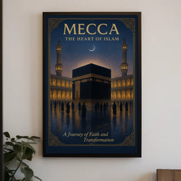 Mecca Spiritual Poster Wall Art Travel Print