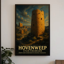 Hovenweep Ancient Stone Towers Poster