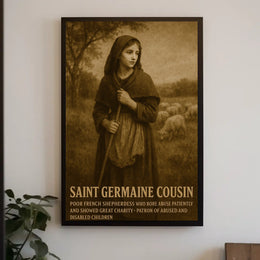Saint Germaine Cousin Patron Of Abused Poster